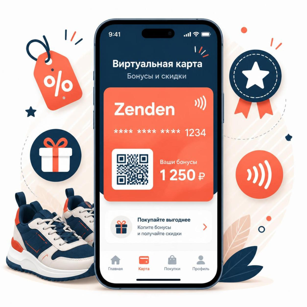 Виртуальная карта Zenden