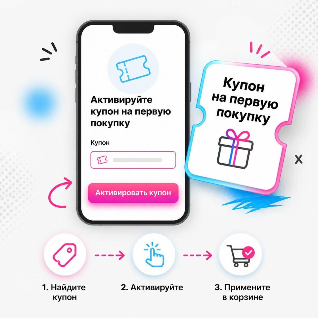 Купон на первую покупку в приложении Стрит Бит