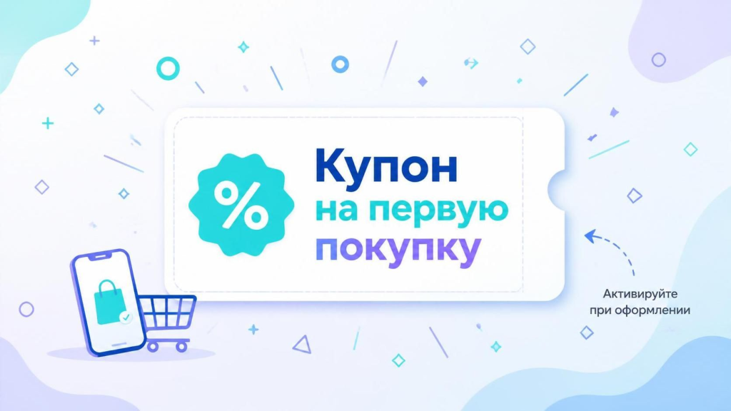 Купон на первую покупку в интернет-магазине Нонтон