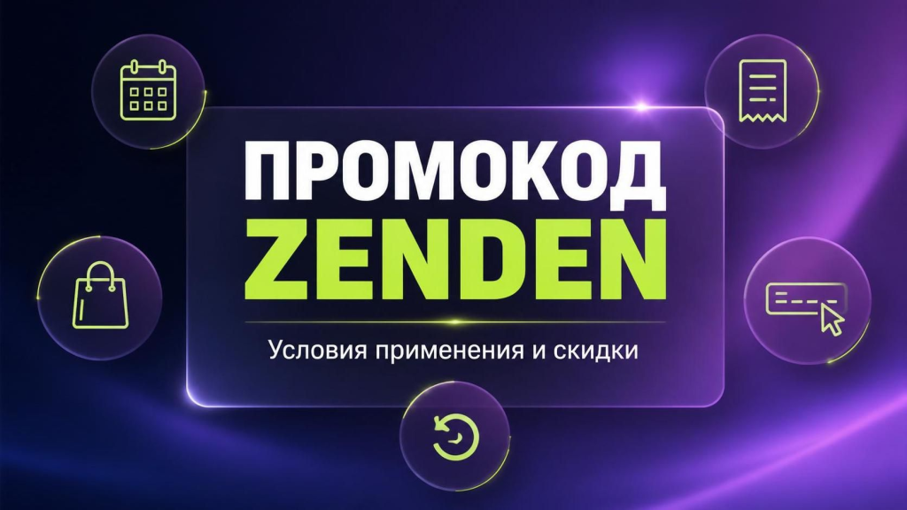 Условия использования промокода в Zenden
