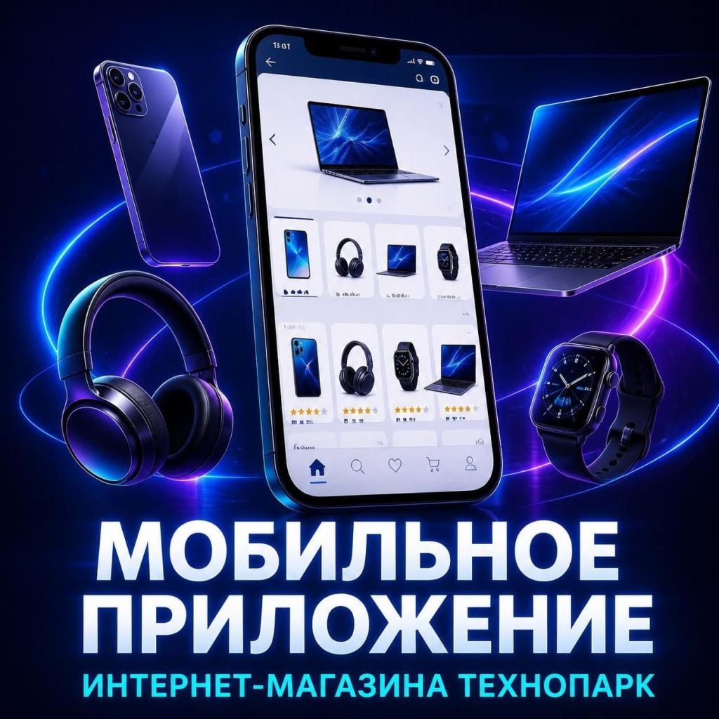 Мобильное приложение интернет-магазина Технопарк