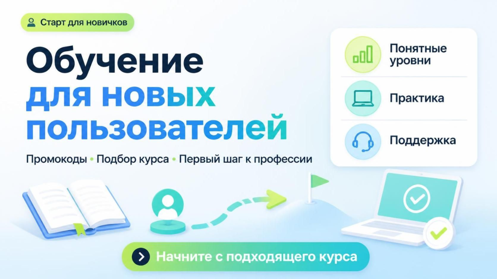 Обучение в Нетологии для новых пользователей