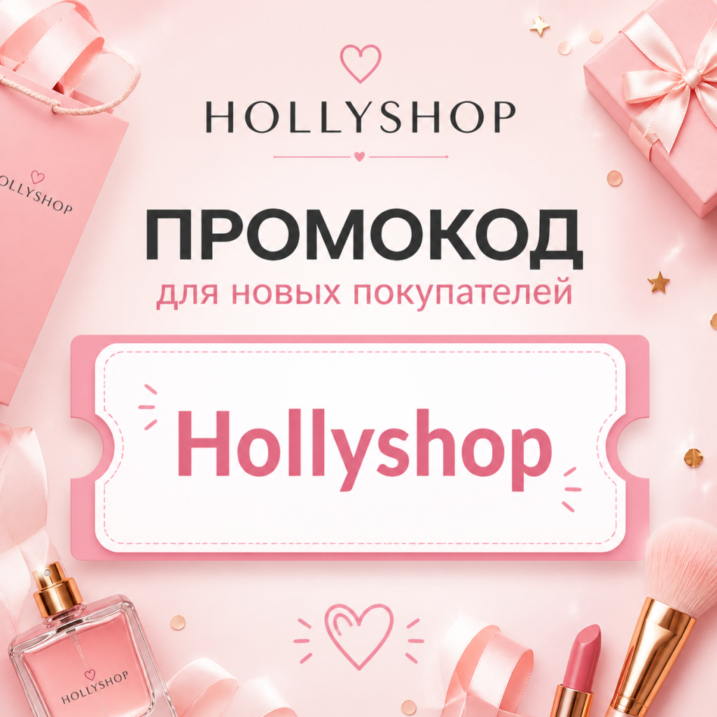 Промокод Hollyshop для новых покупателей