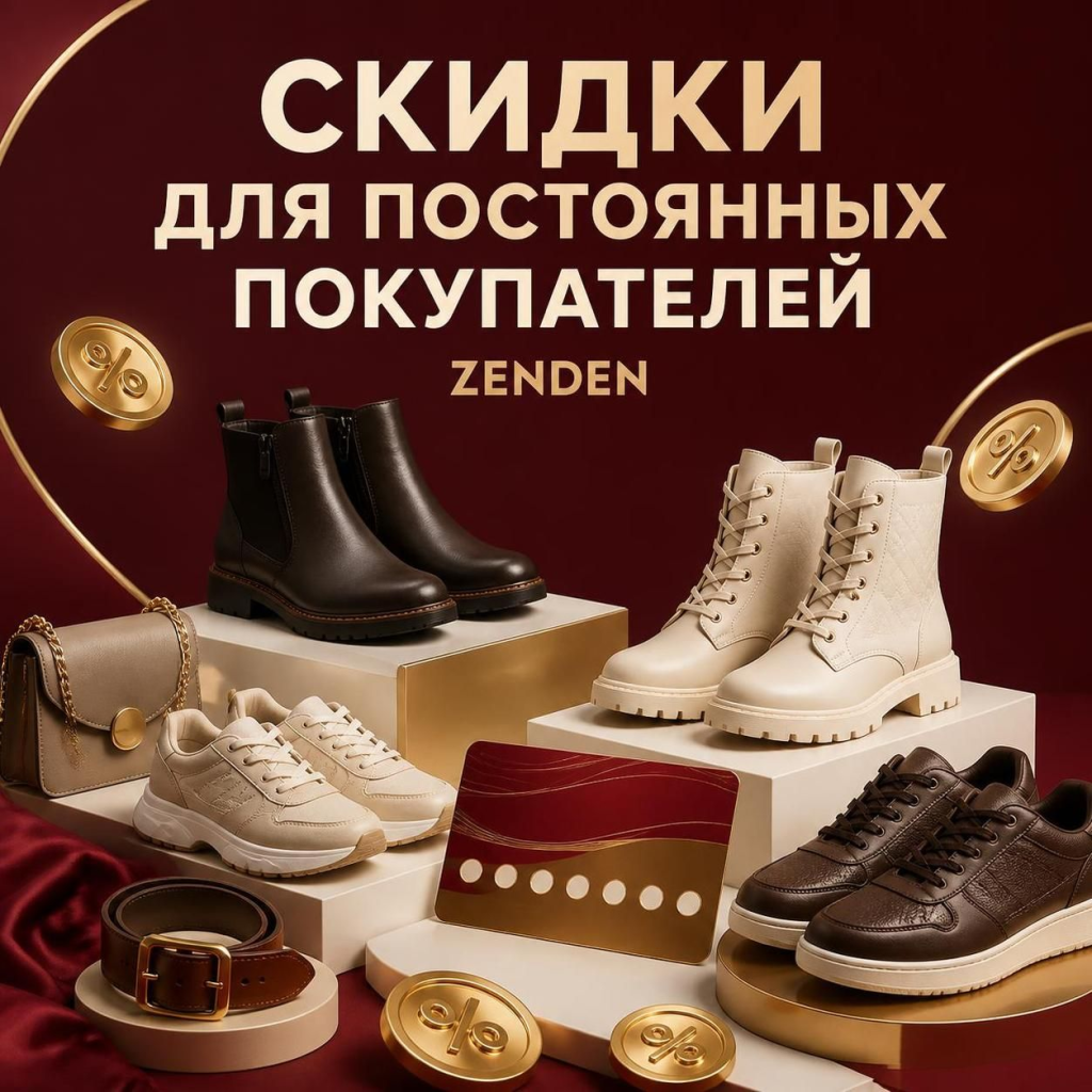 Скидки для постоянных покупателей Zenden