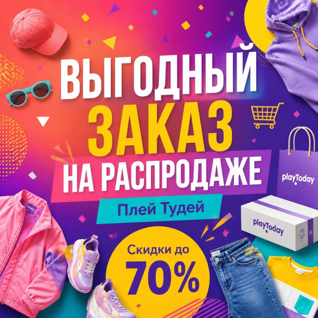 Выгодный заказ на распродаже Плей Тудей