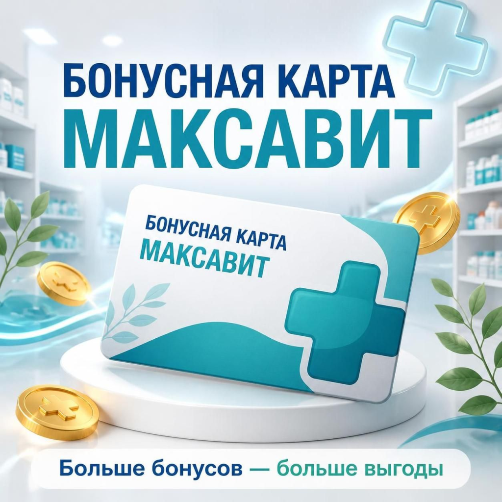 Бонусная карта аптеки Максавит