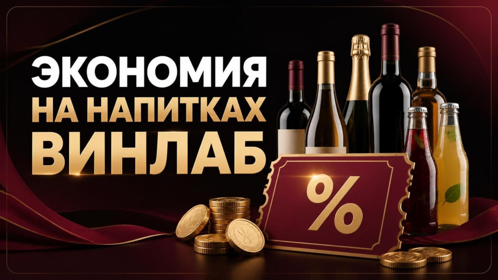Экономия на напитках ВинЛаб
