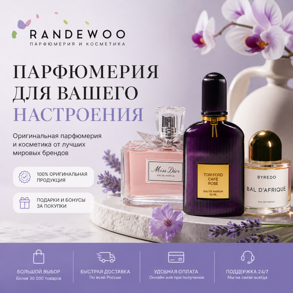 Интернет-магазине парфюмерии Randewoo