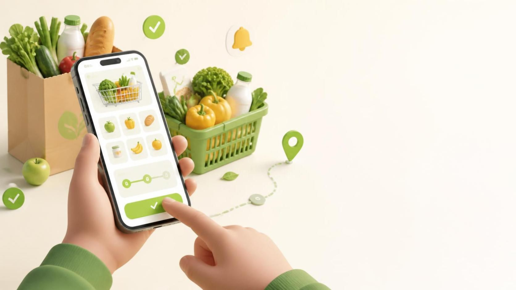Оформление заказа в приложении ВкусВилл
