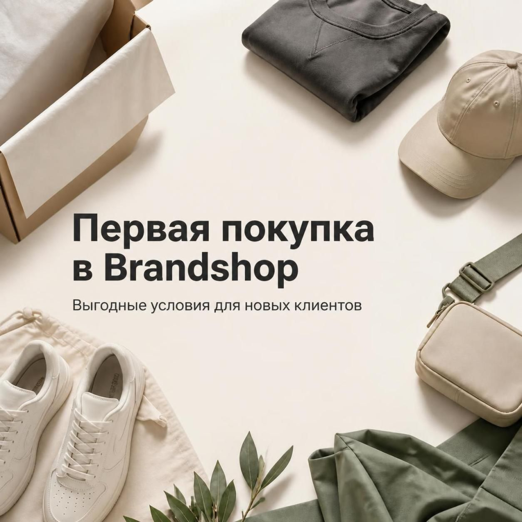 Первая покупка в Brandshop