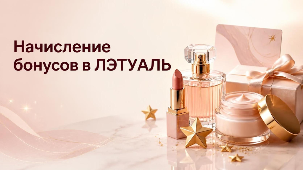 Начисление бонусов в Летуаль